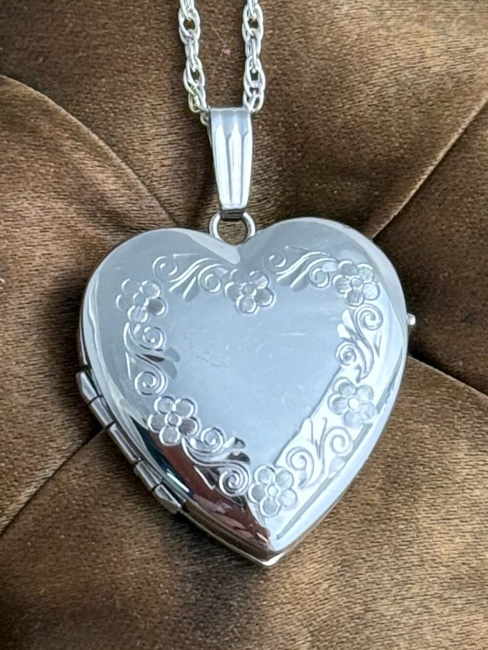 Four Picture Locket Sterling NWOT